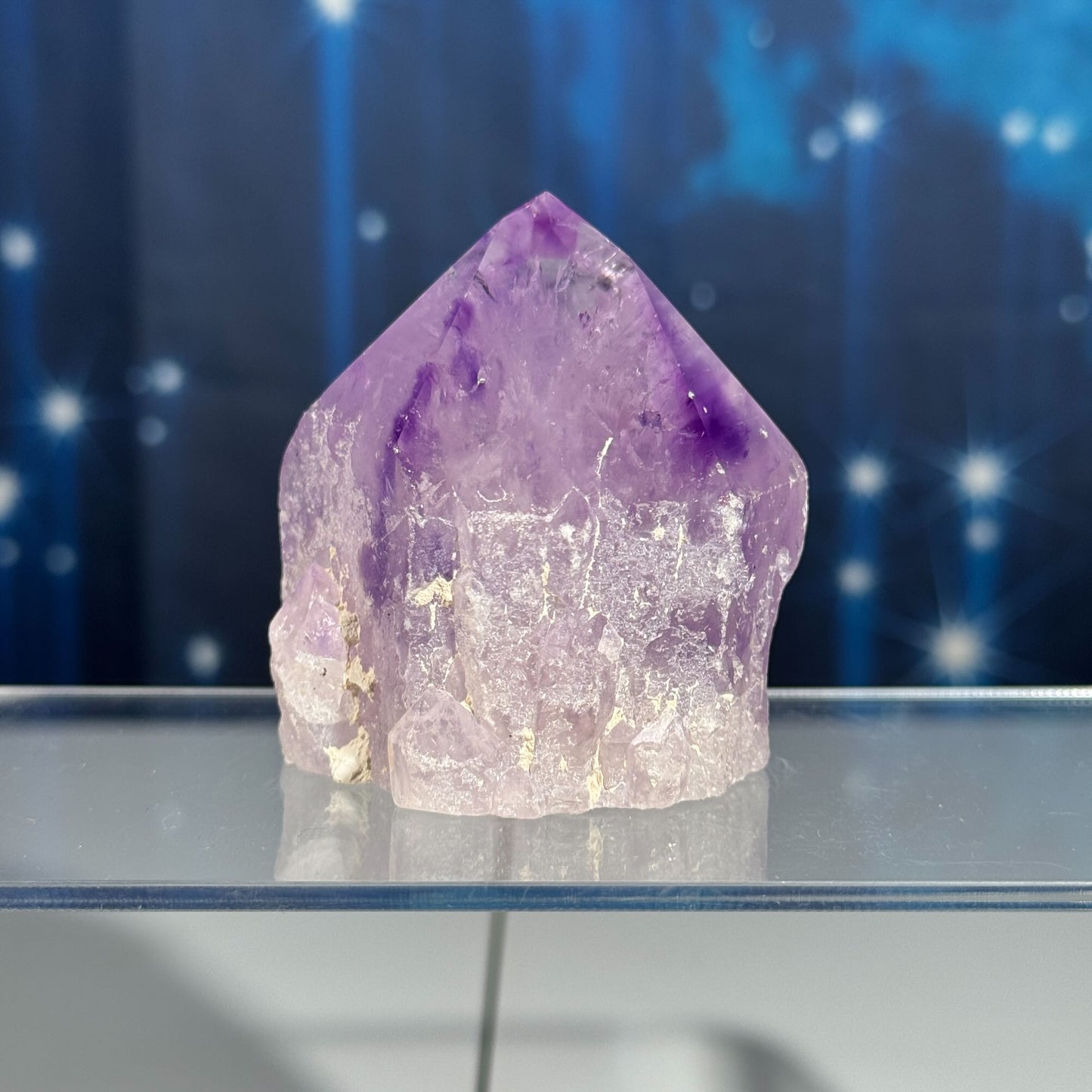 Amethyst top polished point