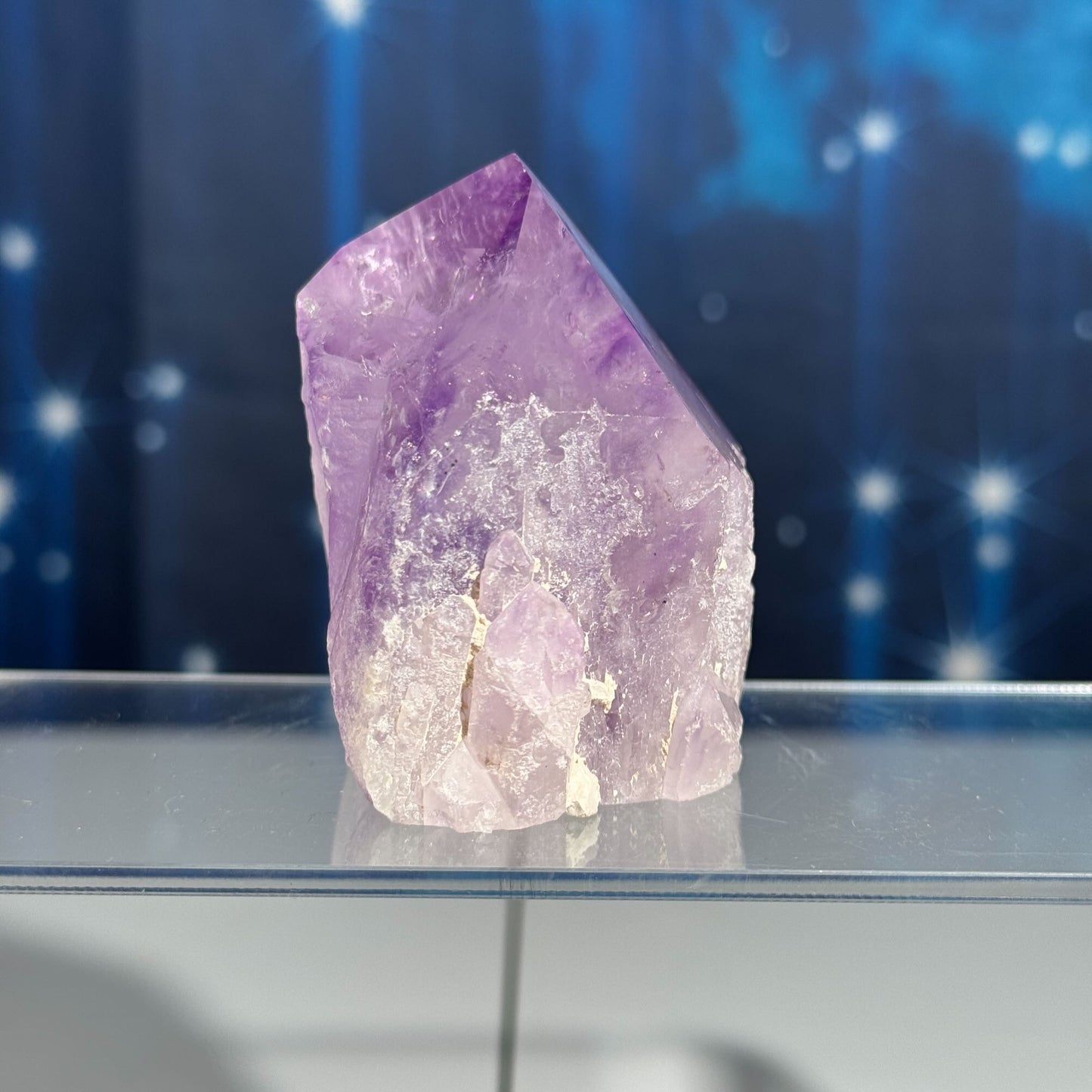 Amethyst top polished point