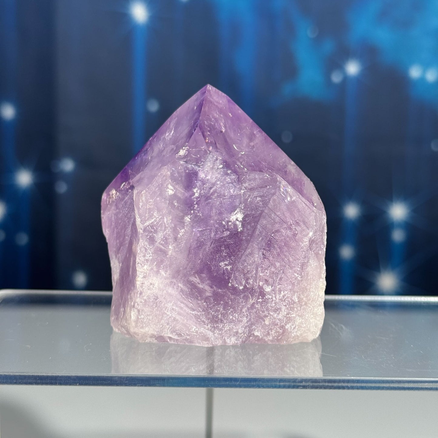 Amethyst top polished point