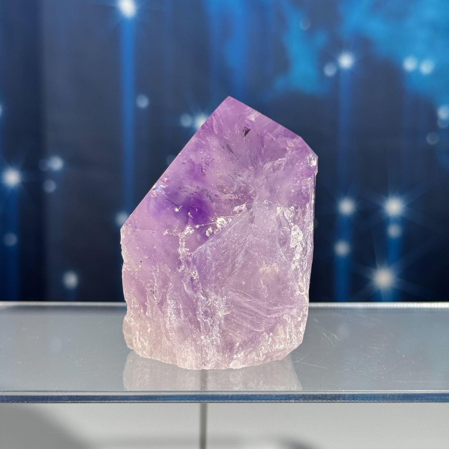 Amethyst top polished point
