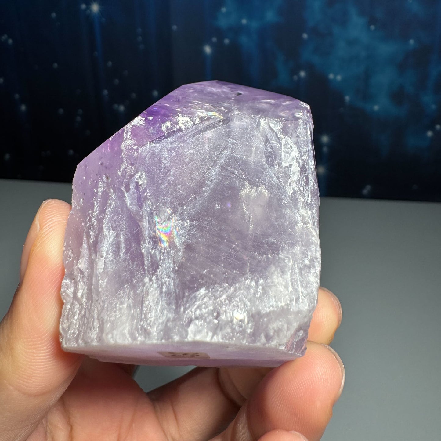 Amethyst top polished point
