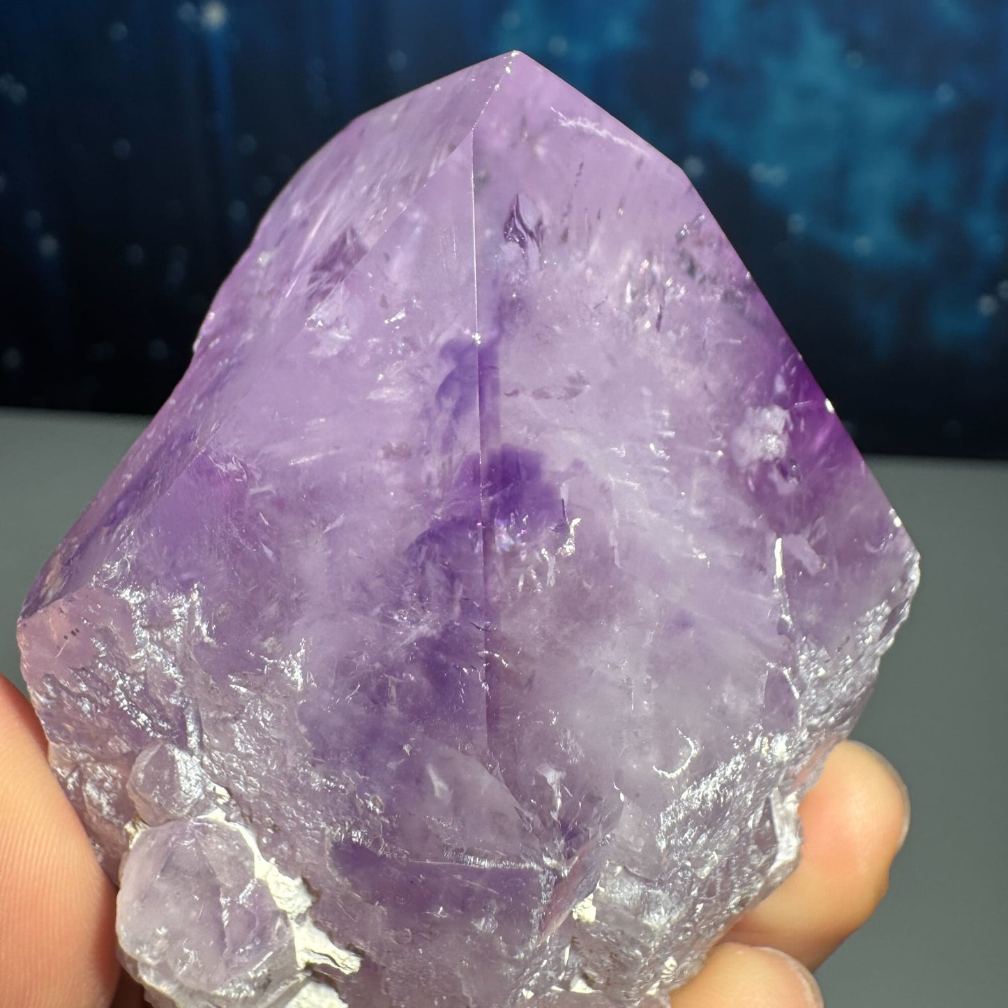 Amethyst top polished point