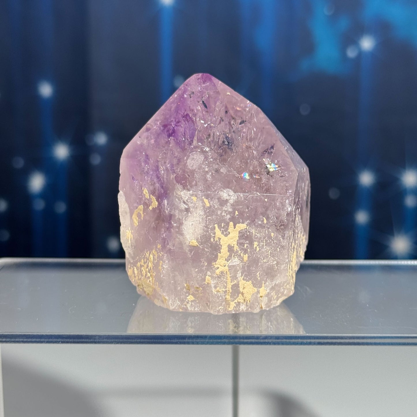 Amethyst top polished point