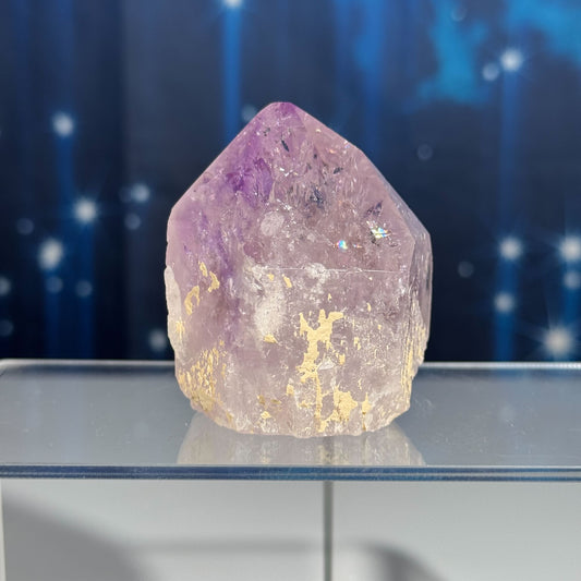 Amethyst top polished point