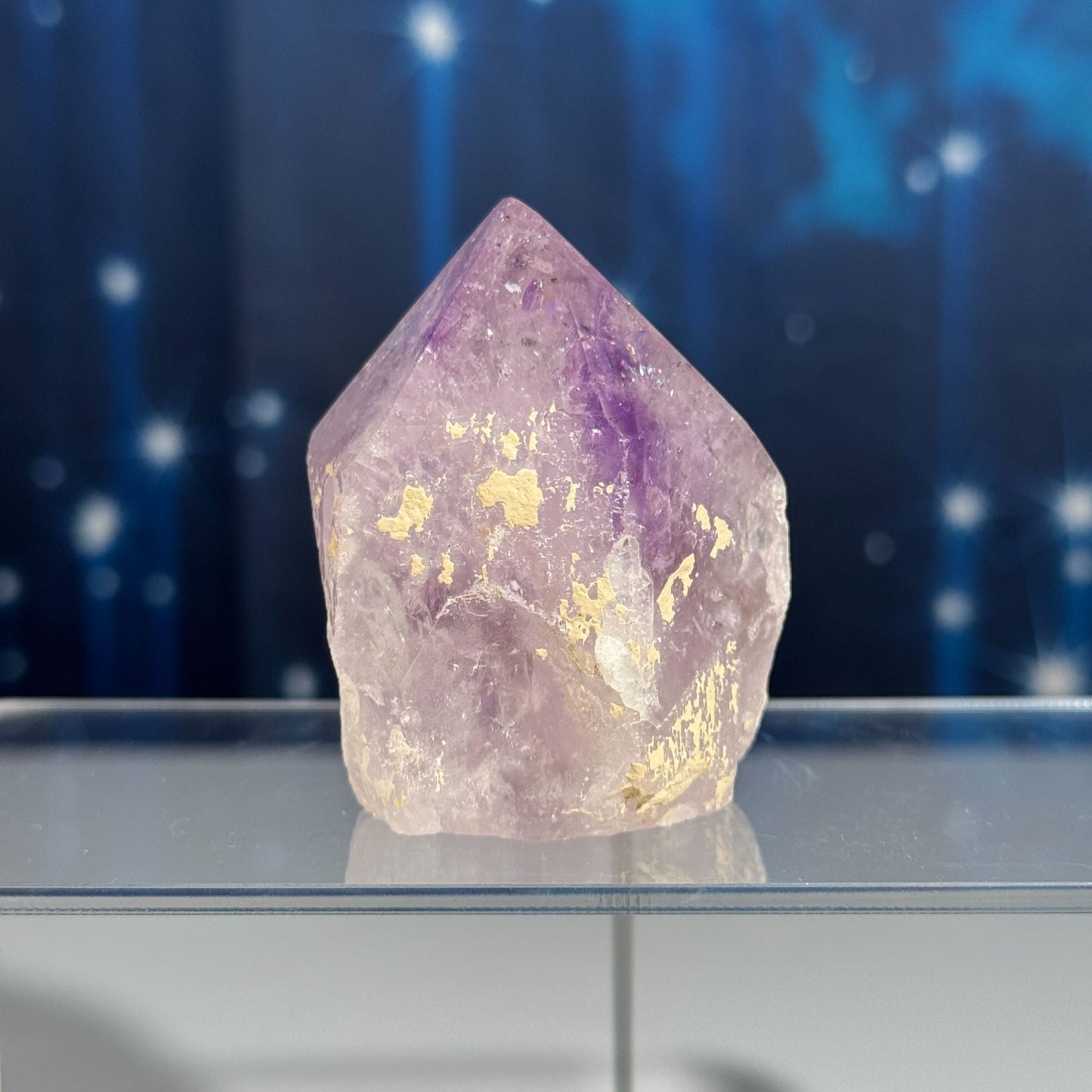 Amethyst top polished point