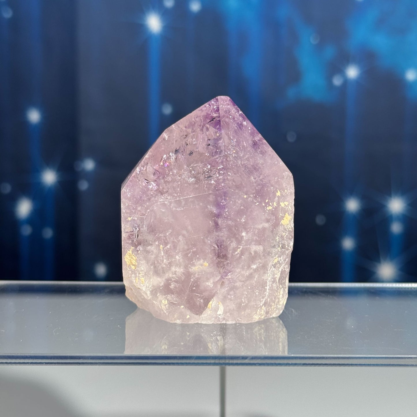 Amethyst top polished point