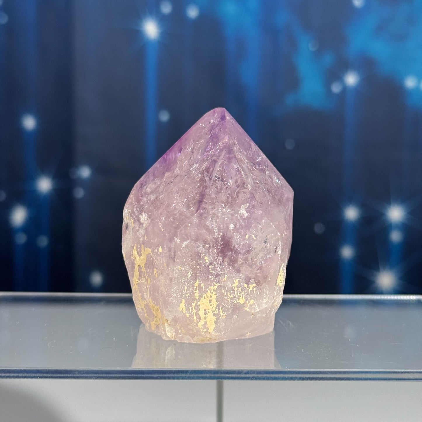 Amethyst top polished point