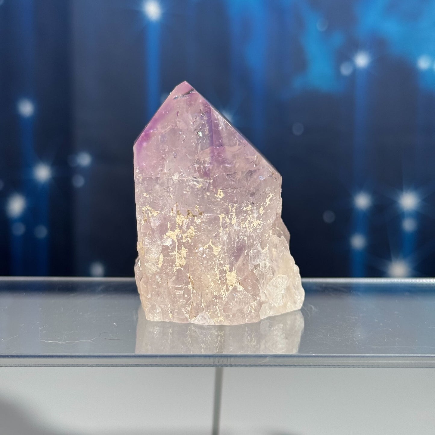 Amethyst top polished point