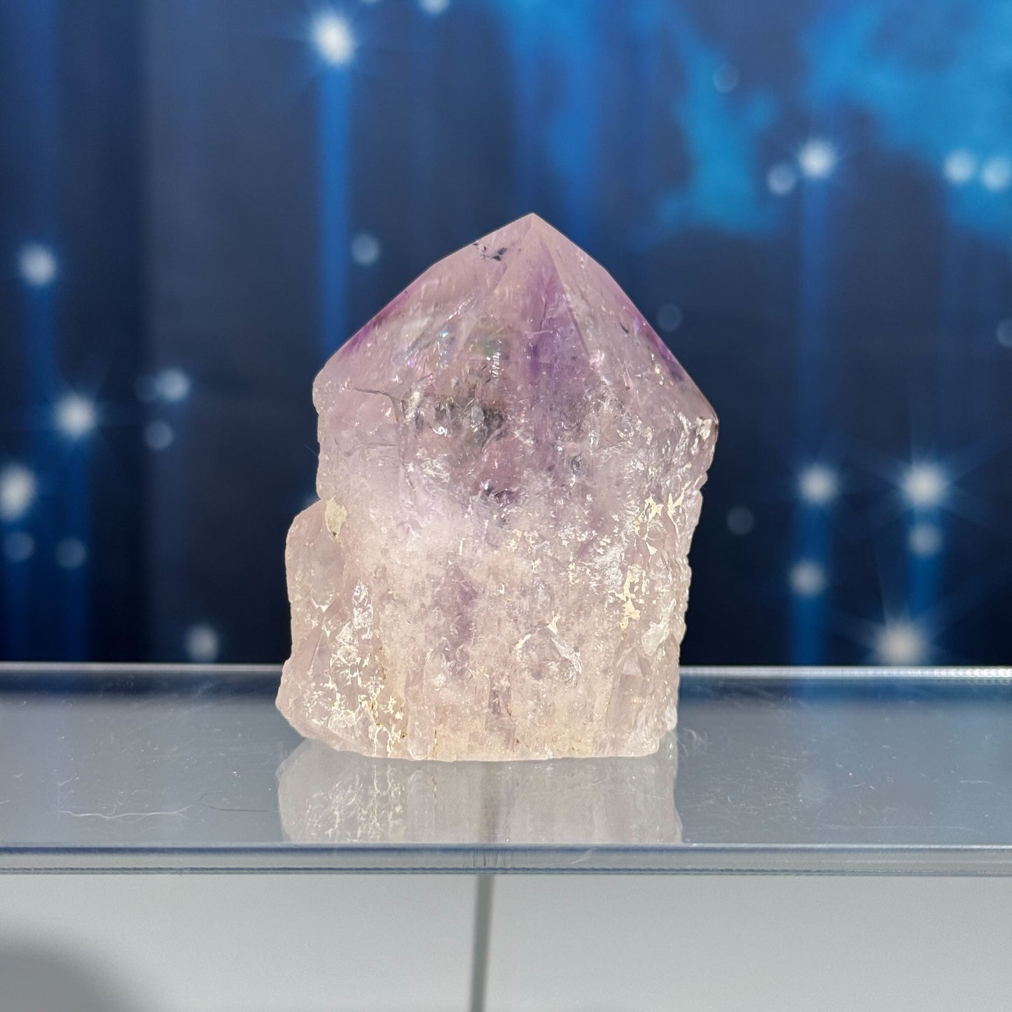 Amethyst top polished point