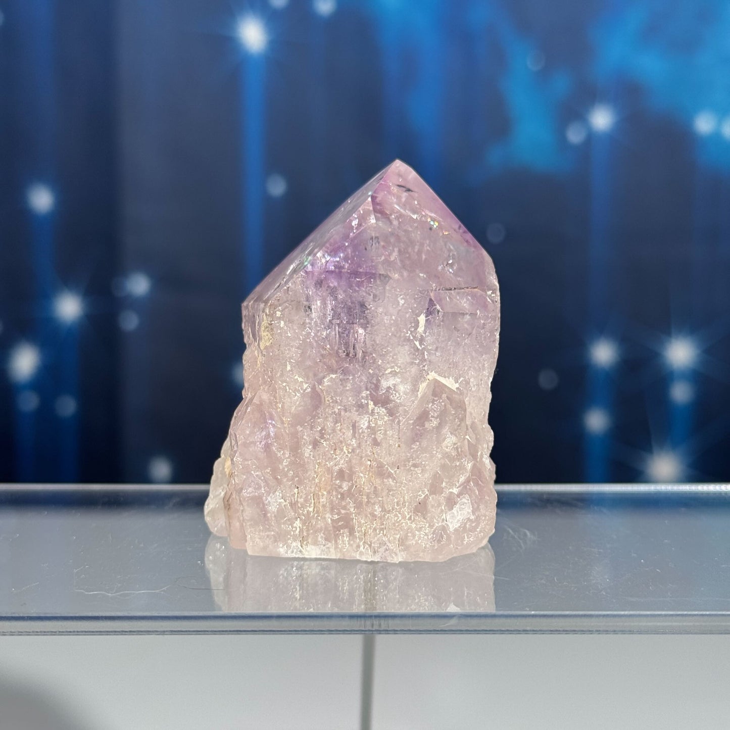 Amethyst top polished point