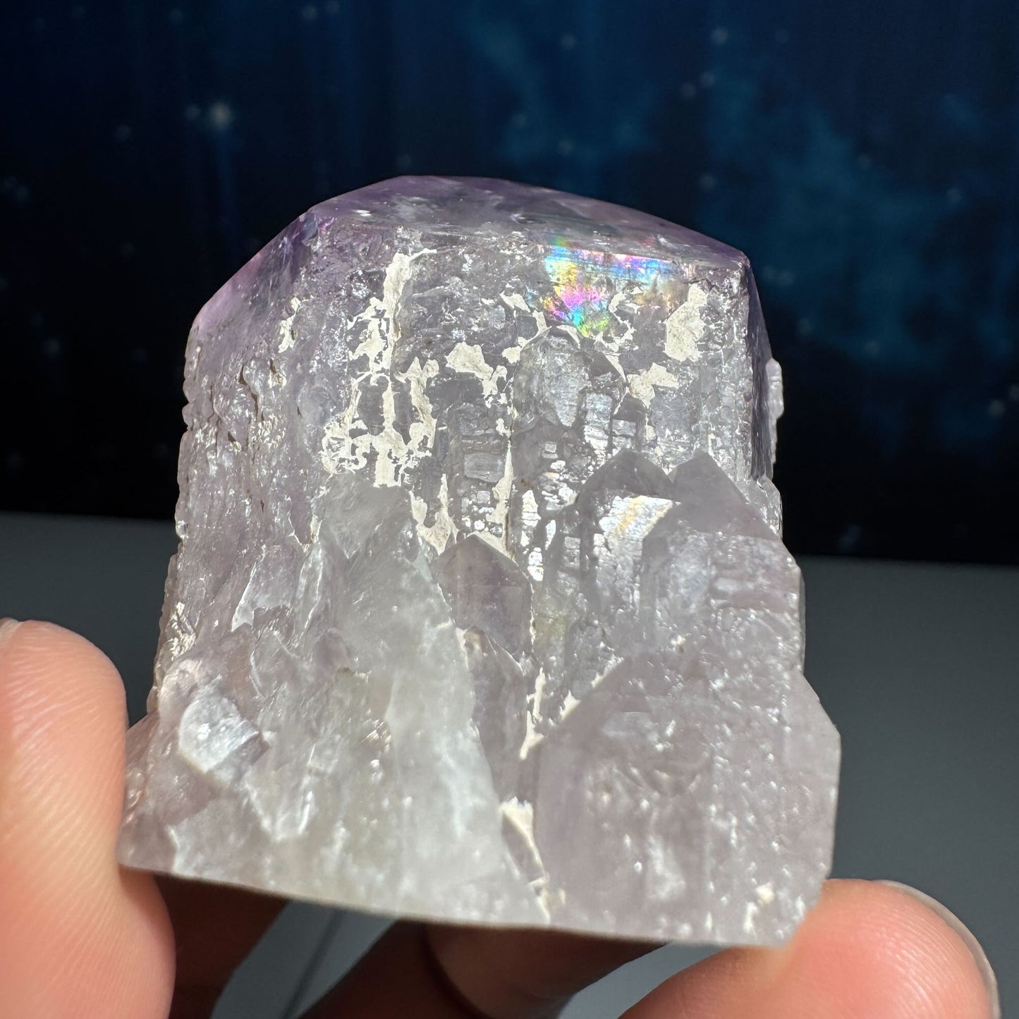 Amethyst top polished point