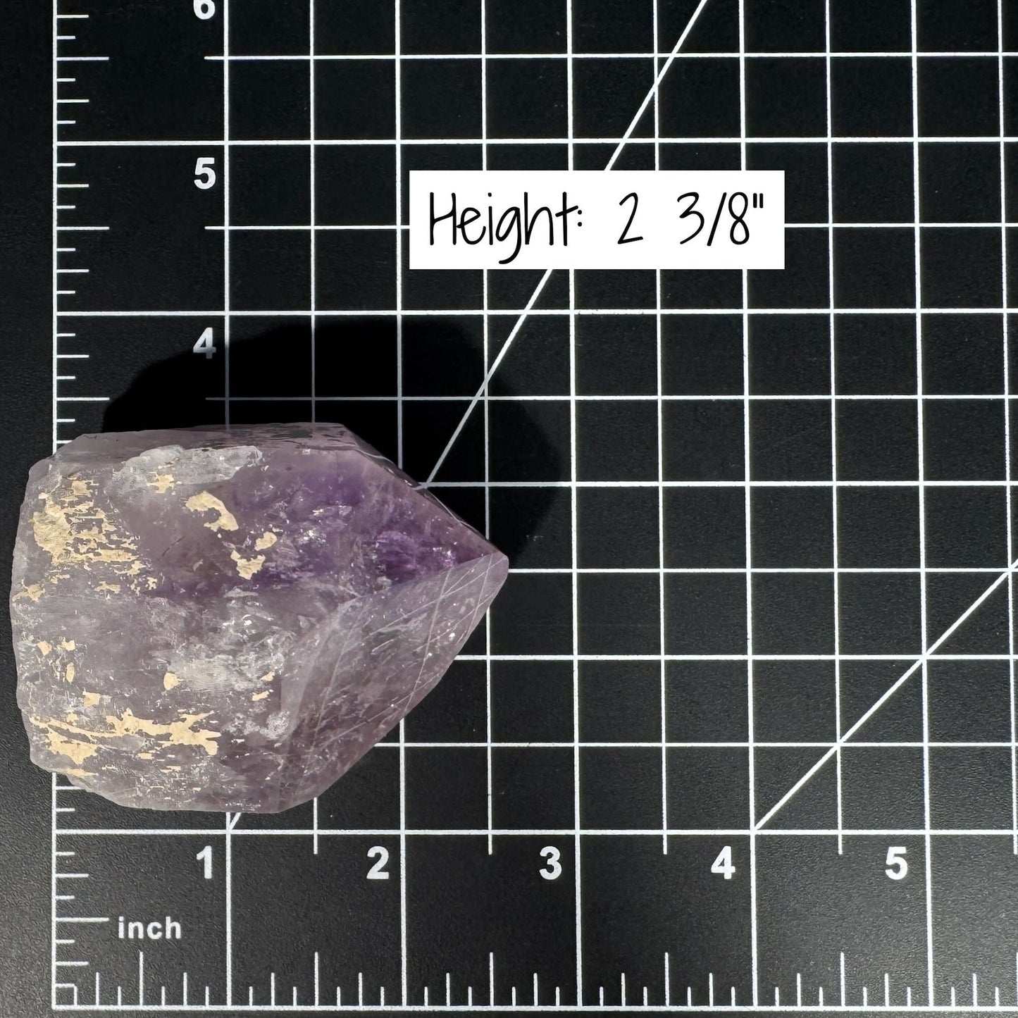 Amethyst top polished point
