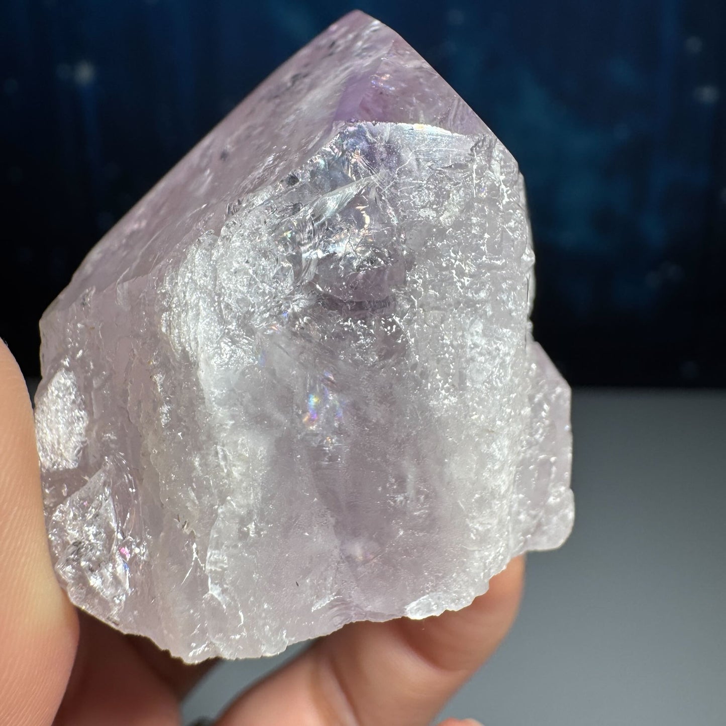 Amethyst top polished point