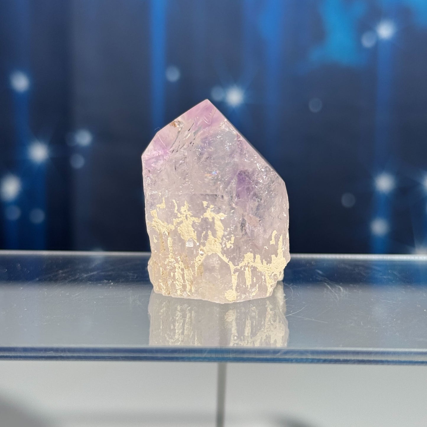 Amethyst top polished point