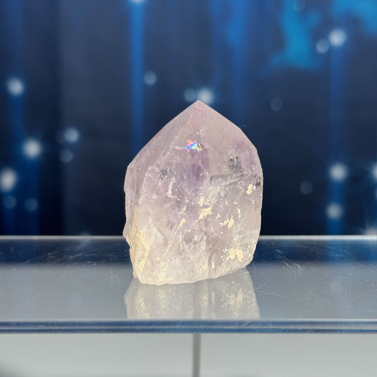 Amethyst top polished point