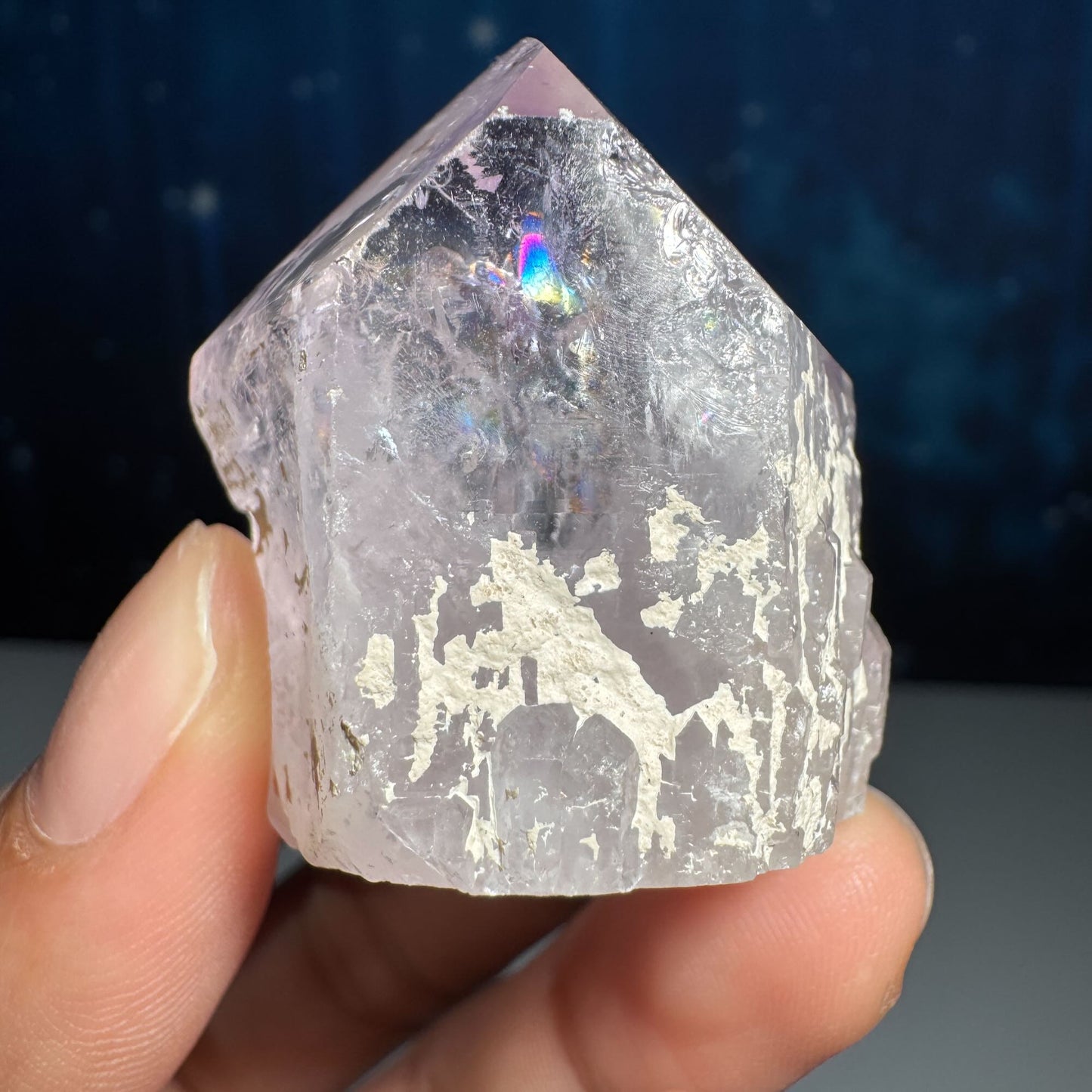 Amethyst top polished point