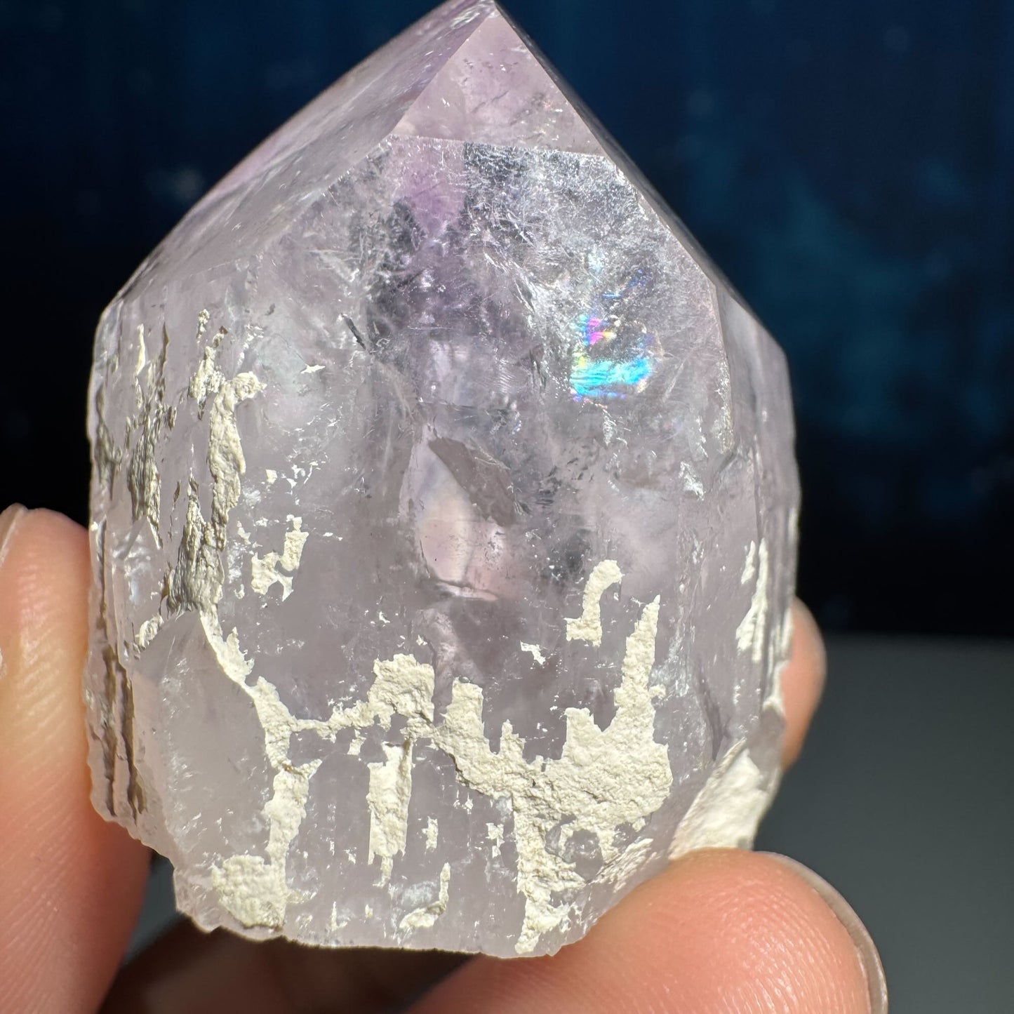 Amethyst top polished point