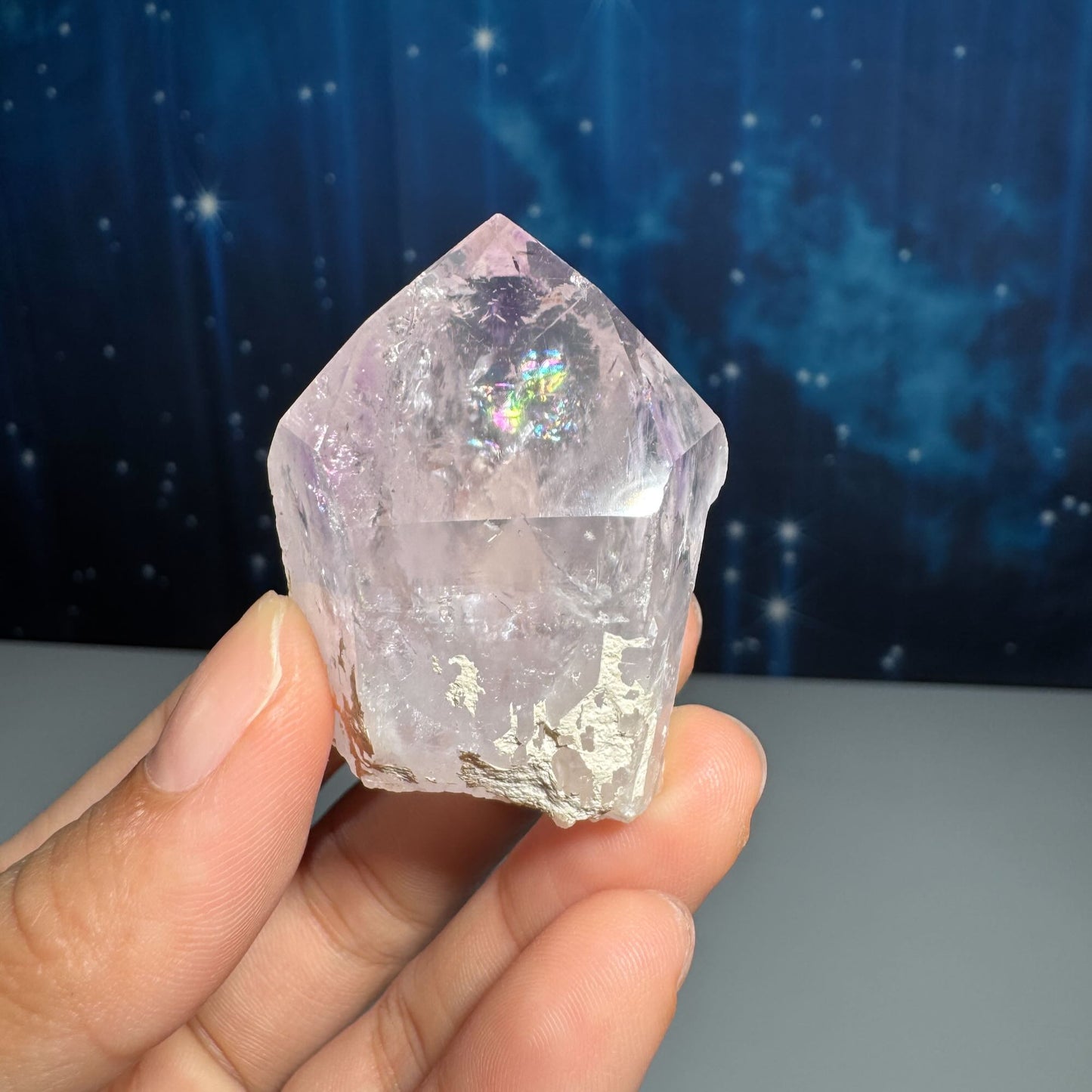 Amethyst top polished point