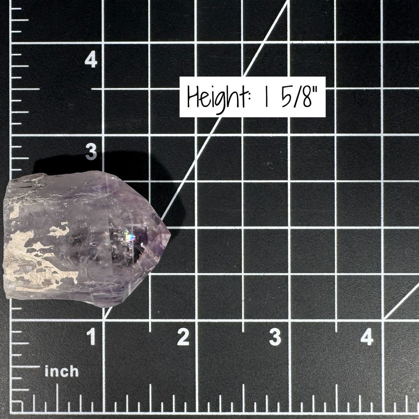 Amethyst top polished point