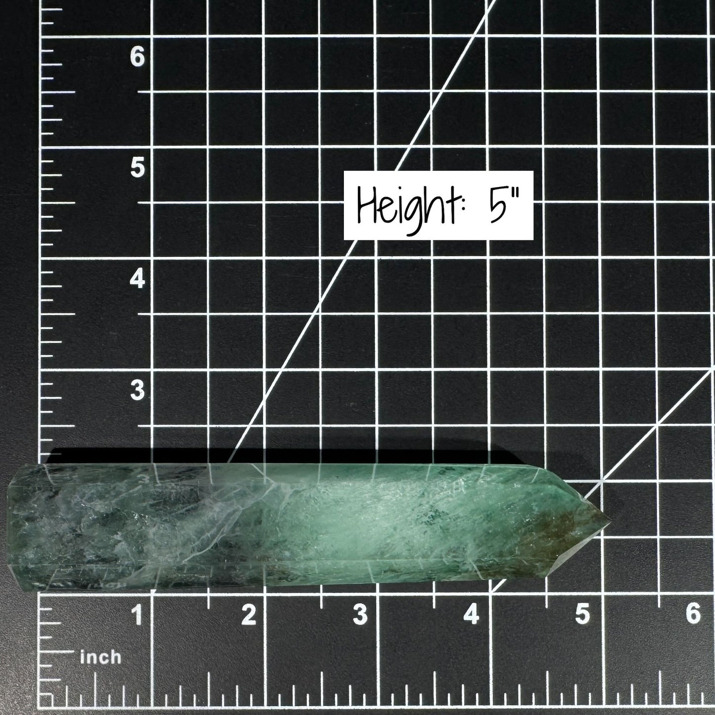 Green Fluorite point
