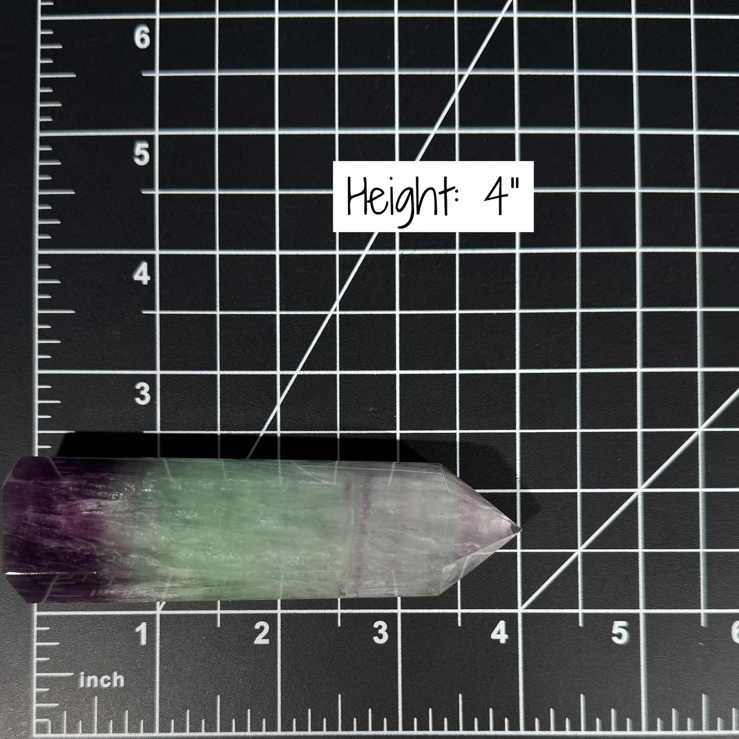 Watermelon Fluorite point