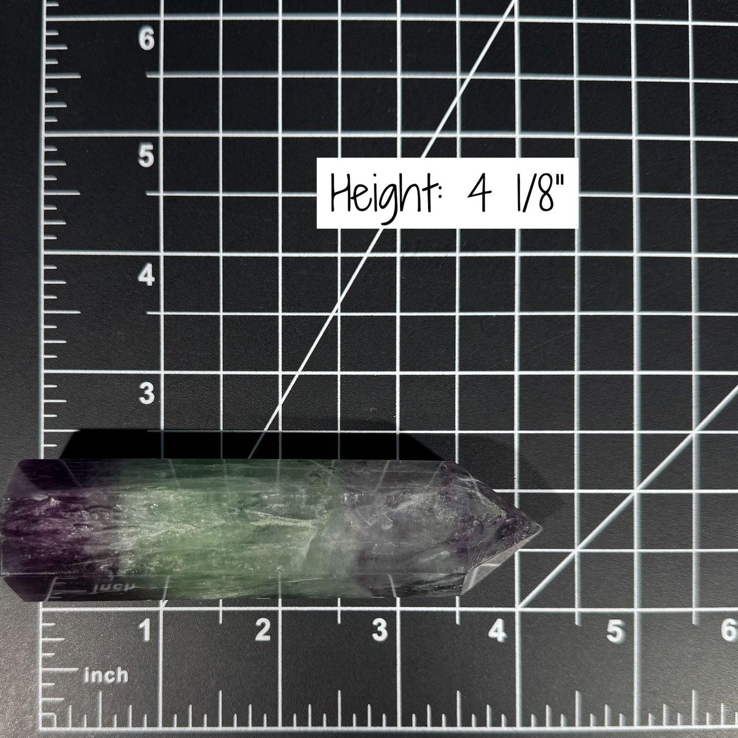 Watermelon Fluorite point