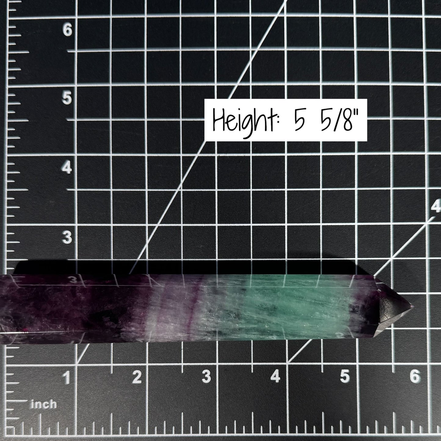 Watermelon Fluorite point