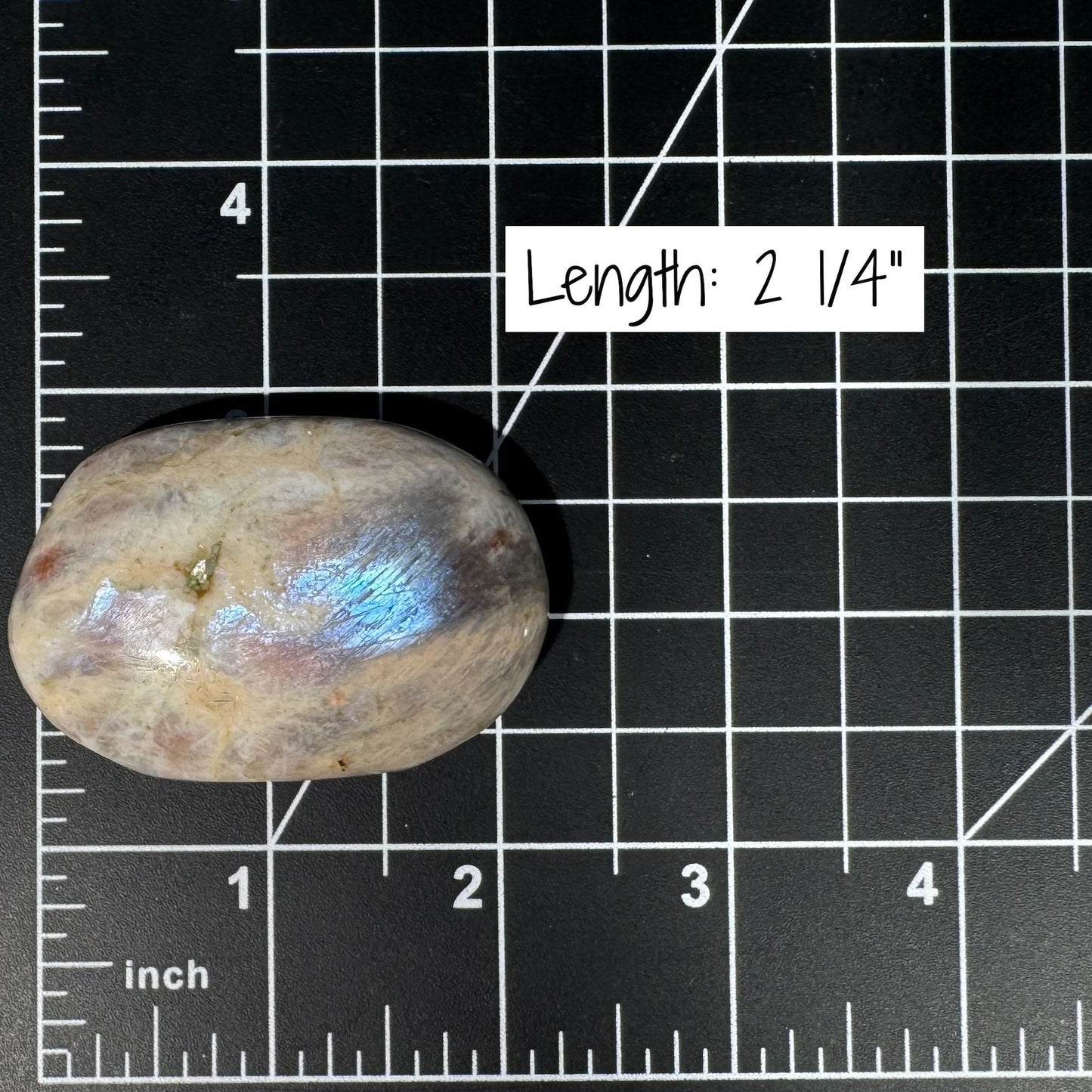 Belomorite palm stone | Russian Moonstone