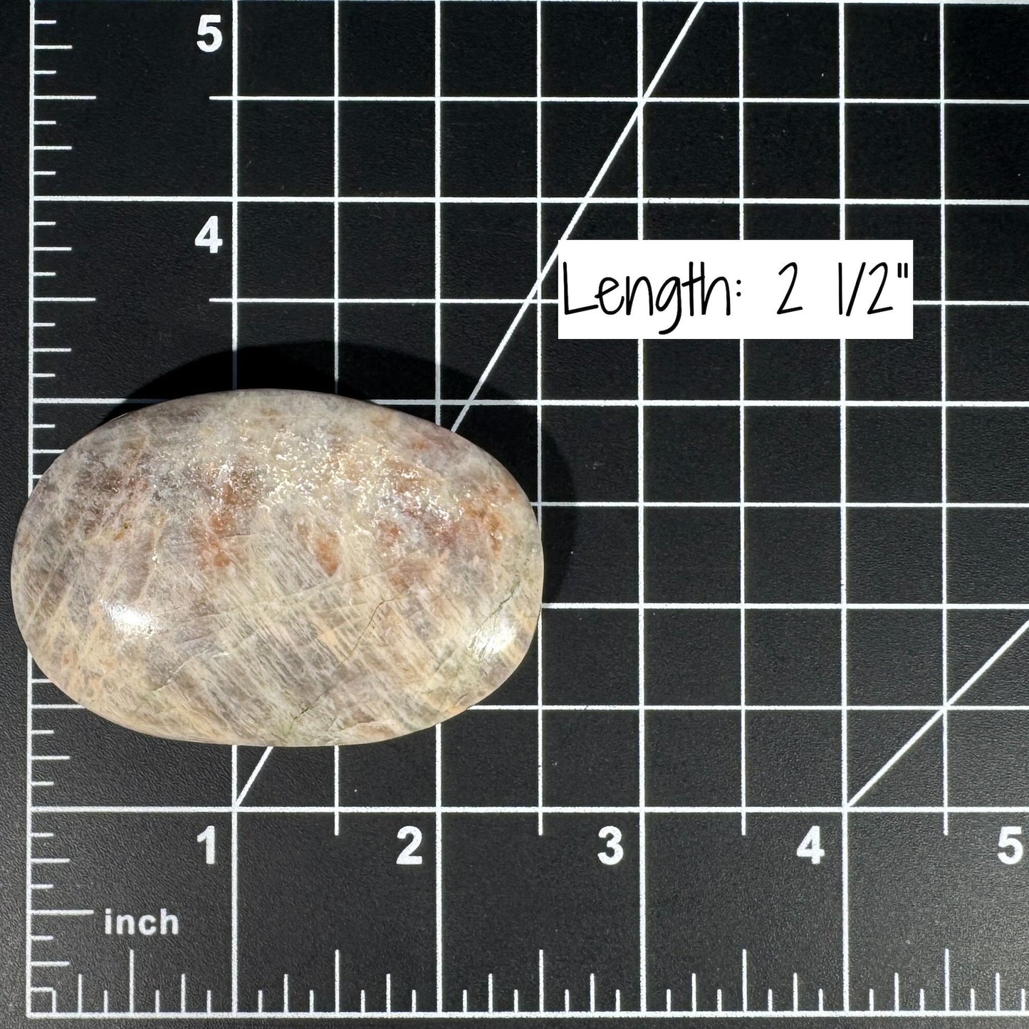 Belomorite palm stone | Russian Moonstone