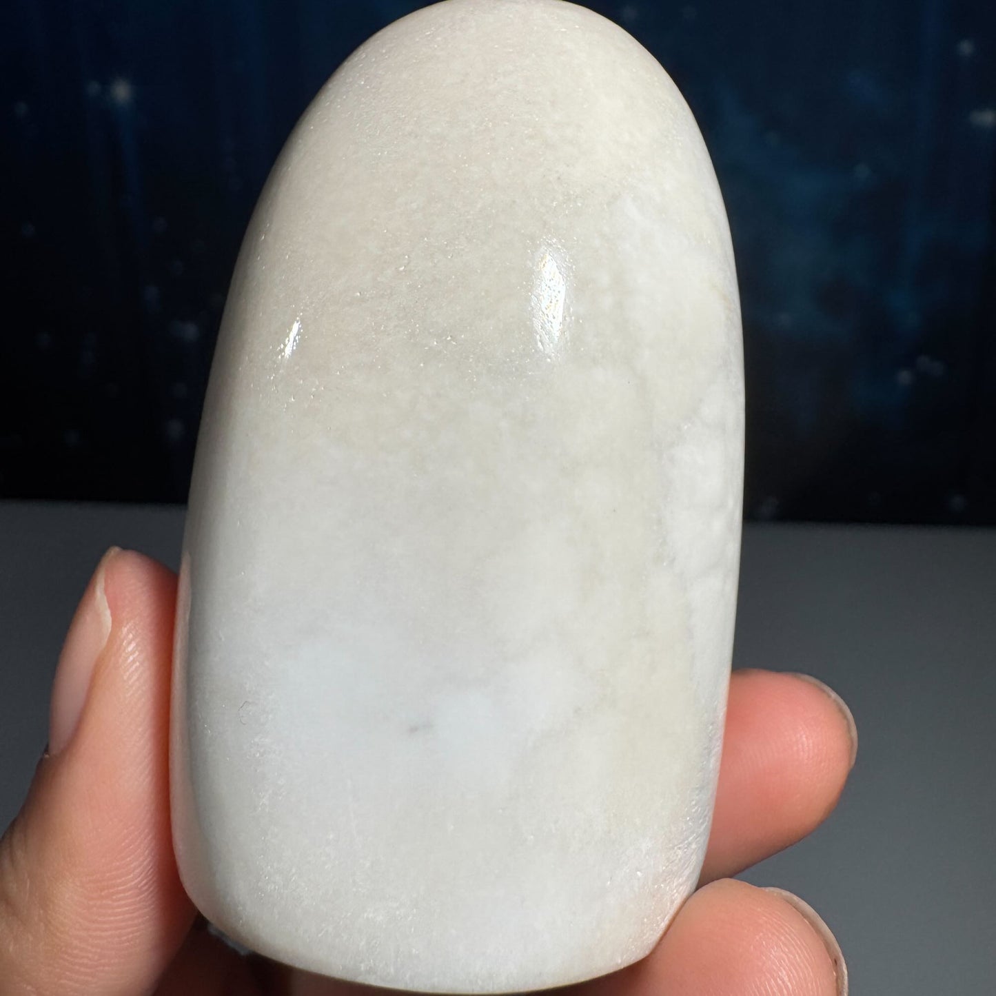 Flashy Scolecite gumdrop