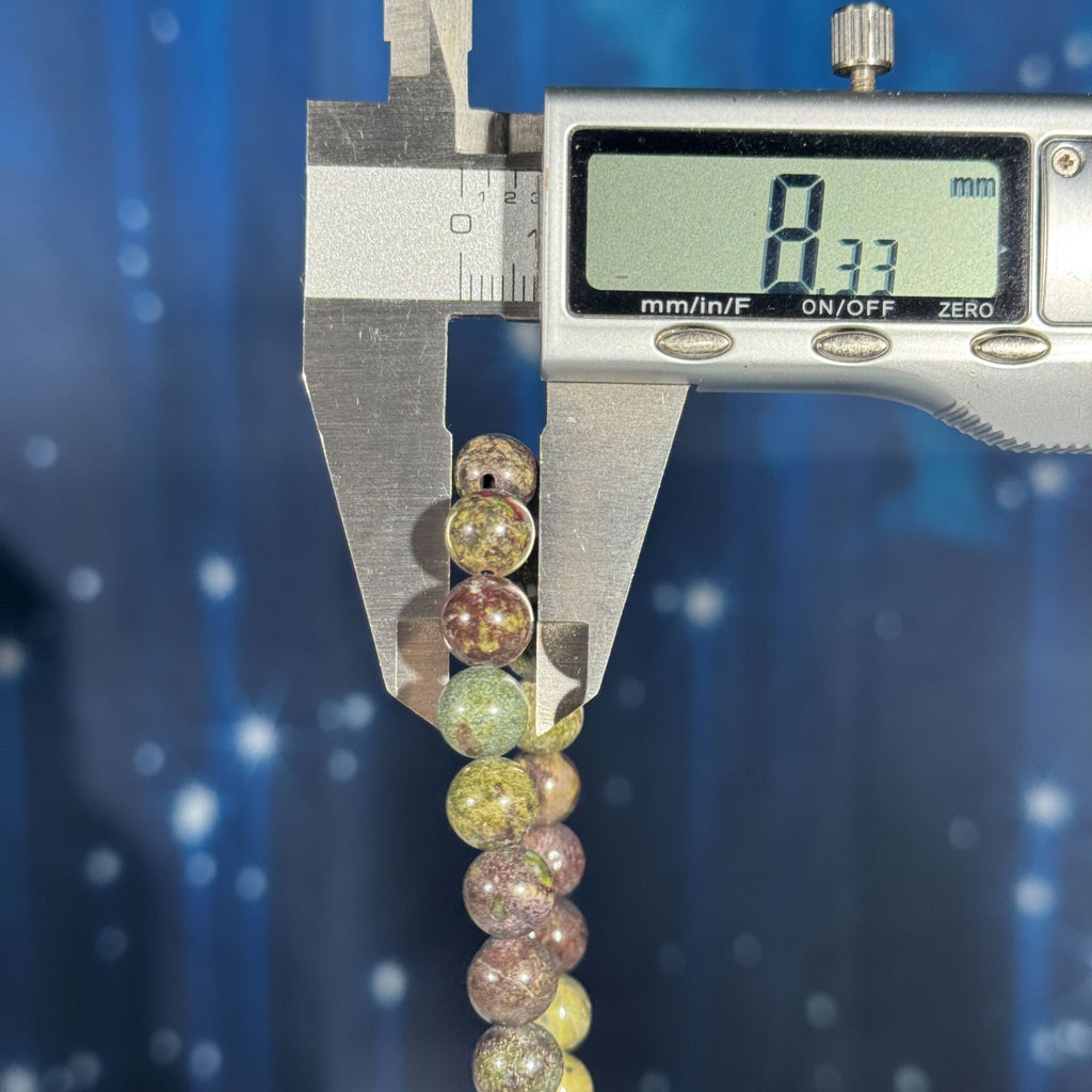 One (1) Dragonsblood bracelet - 8mm beads - fits 6.25" wrist