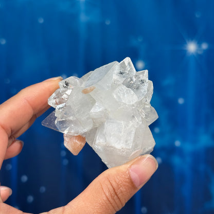 Apophyllite with Stilbite and Calcite – 0.128 kg