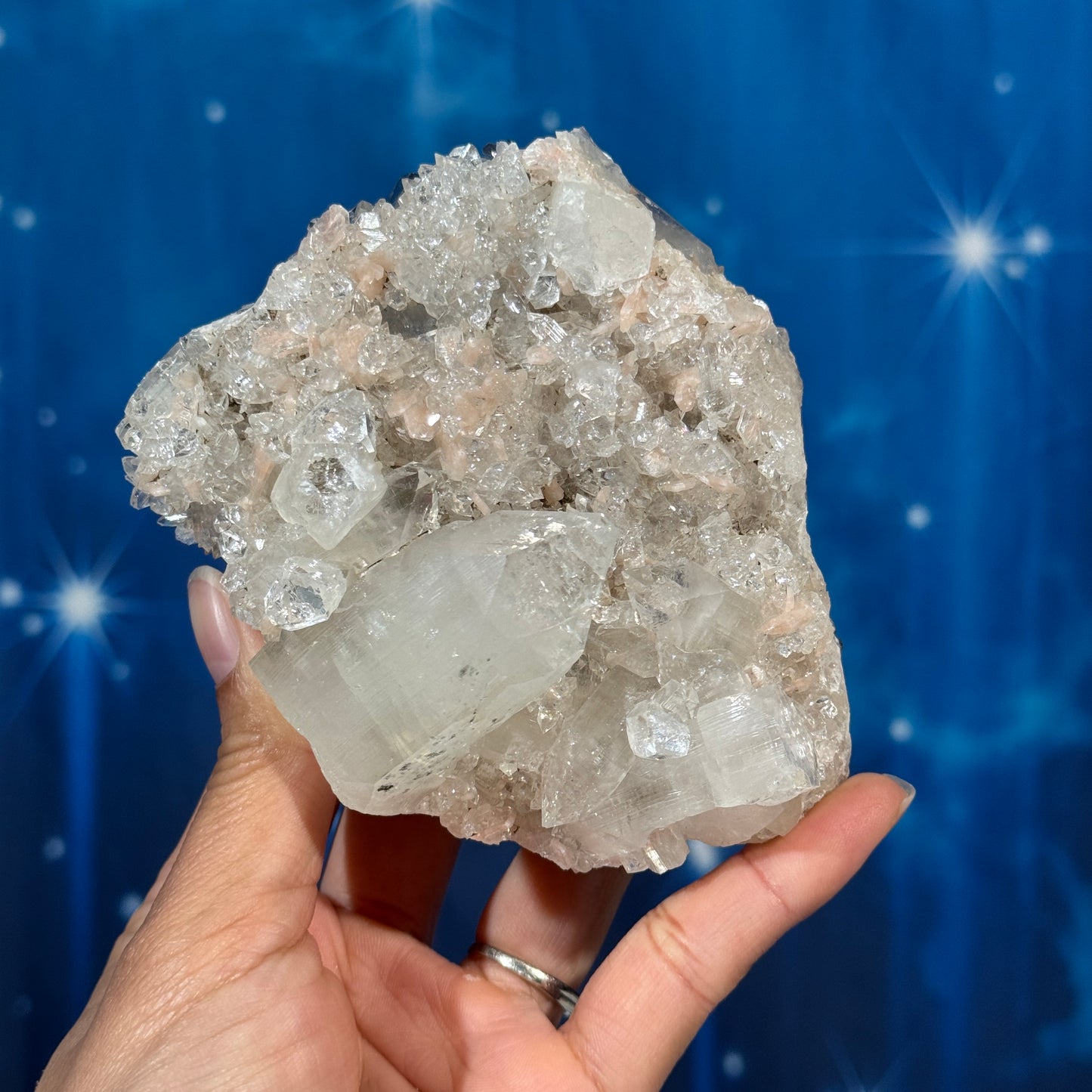 Apophyllite with Stilbite – 0.388 kg