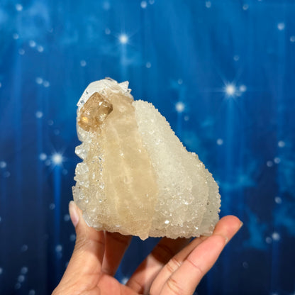 Apophyllite with Calcite – 0.666 kg