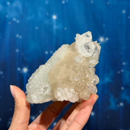 Apophyllite with Calcite – 0.666 kg