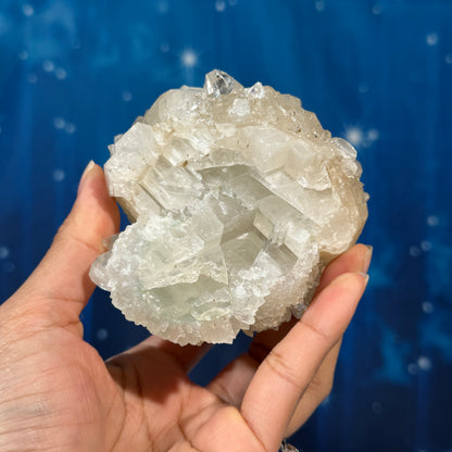Apophyllite with Calcite – 0.666 kg