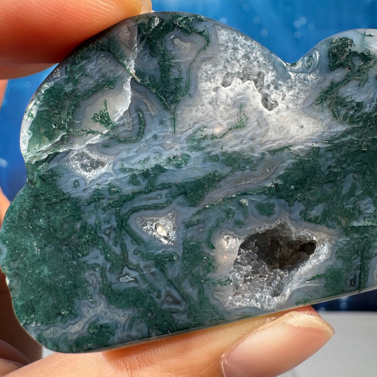 Moss Agate Cloud – 0.088 kg
