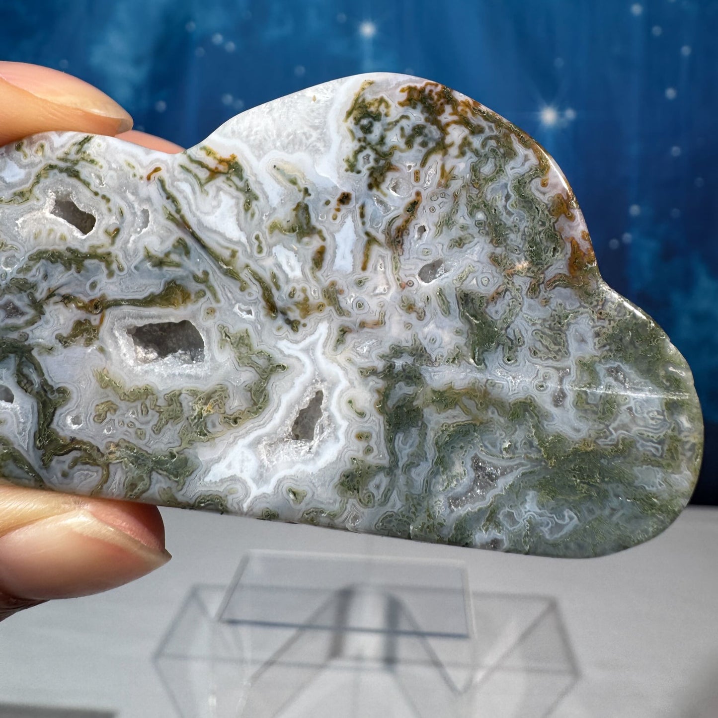 Moss Agate Cloud – 0.077 kg