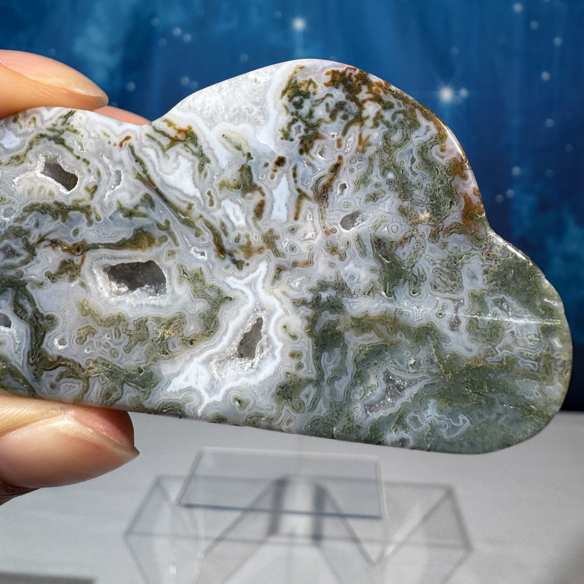 Moss Agate Cloud – 0.077 kg