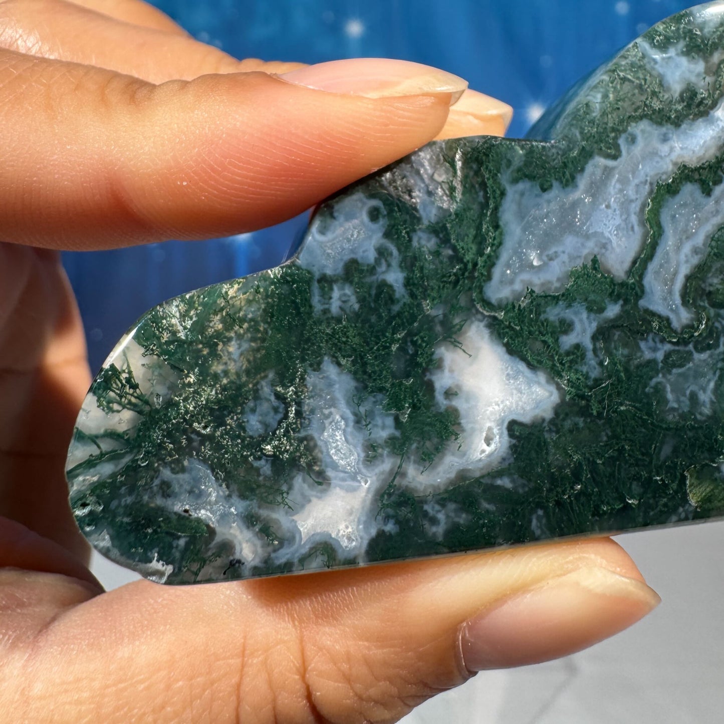 Moss Agate Cloud – 0.085 kg