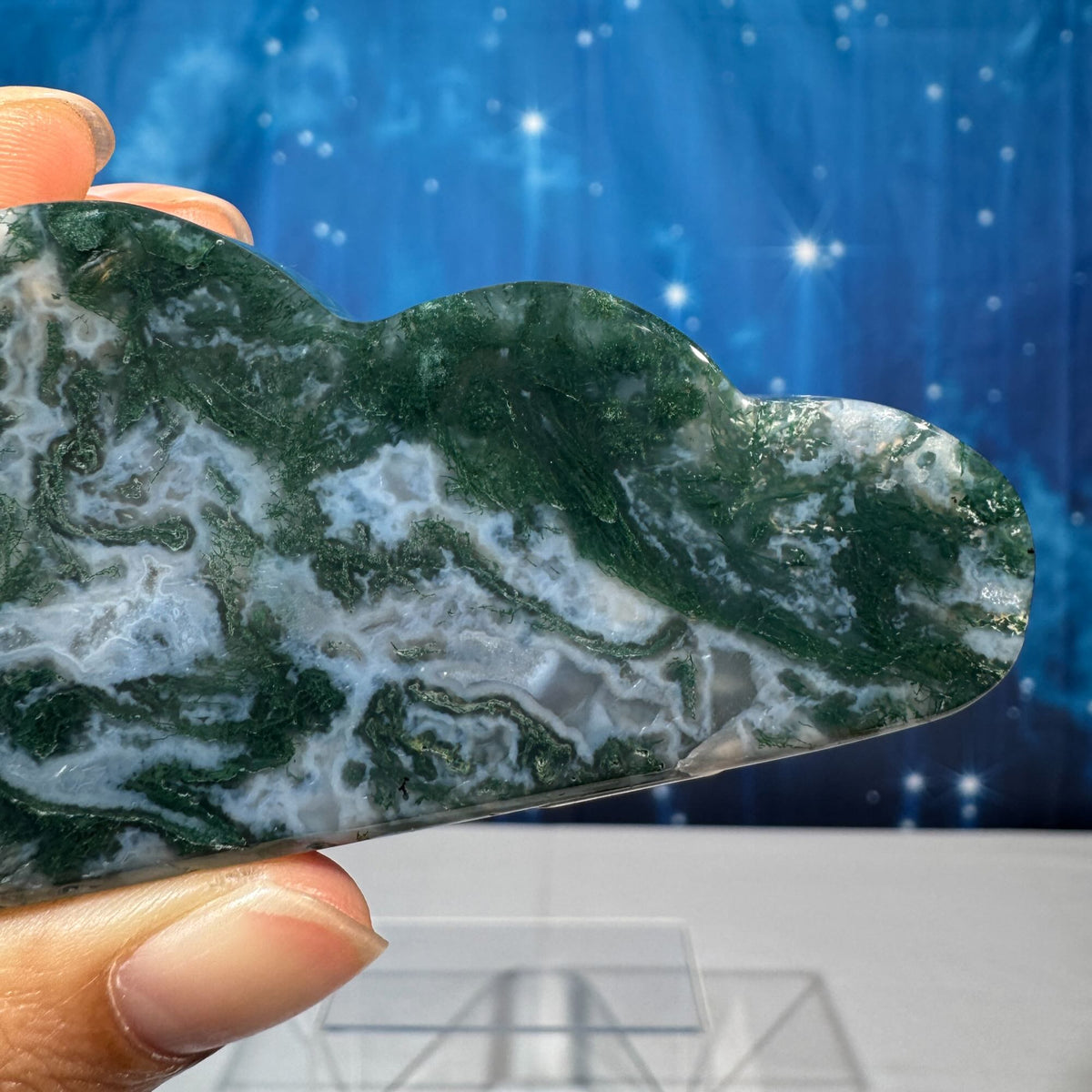 Moss Agate Cloud – 0.085 kg