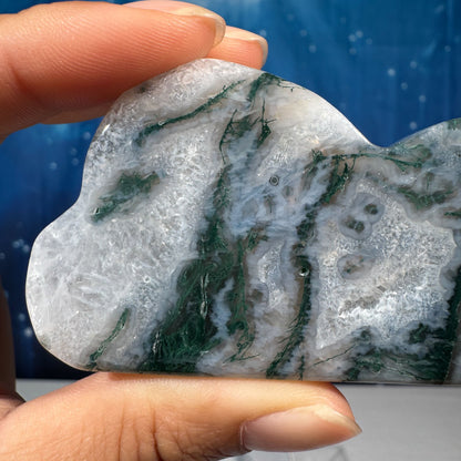 Moss Agate Cloud – 0.099 kg