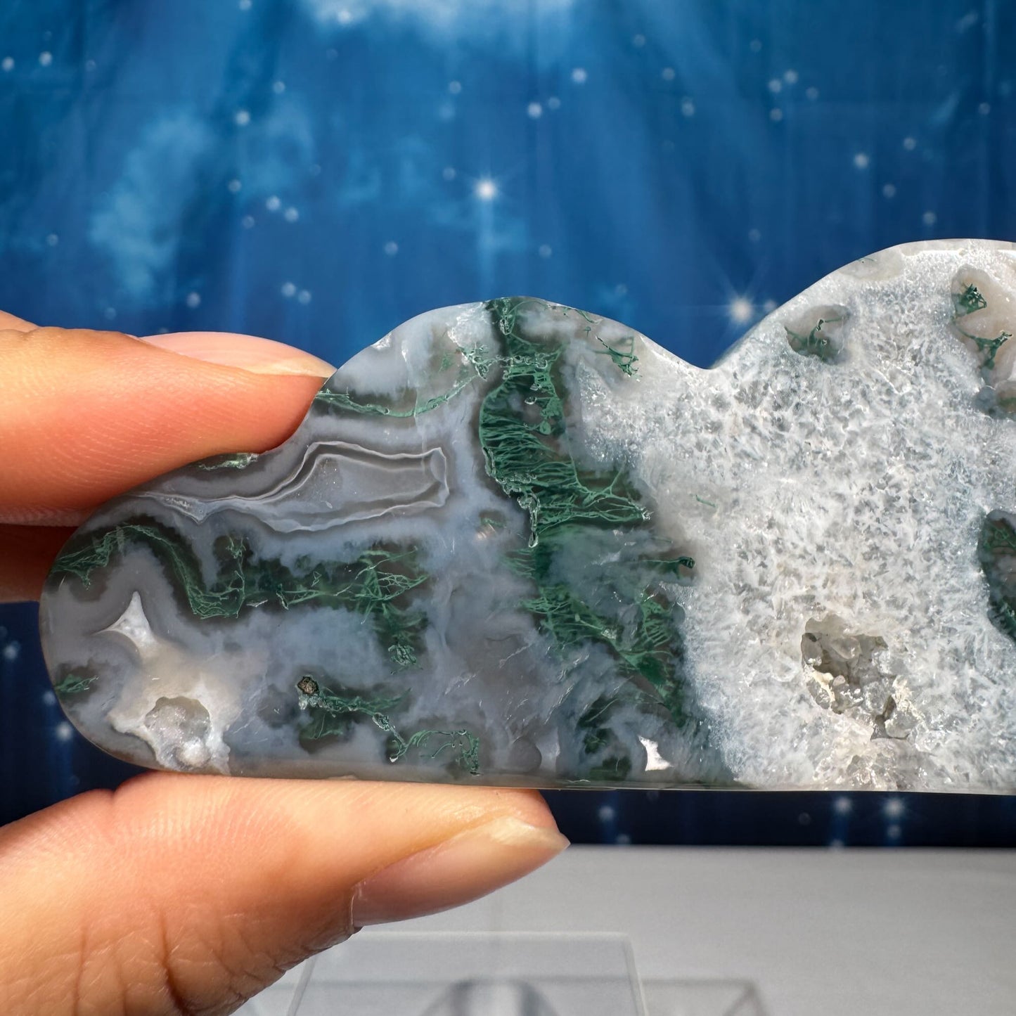 Moss Agate Cloud – 0.099 kg