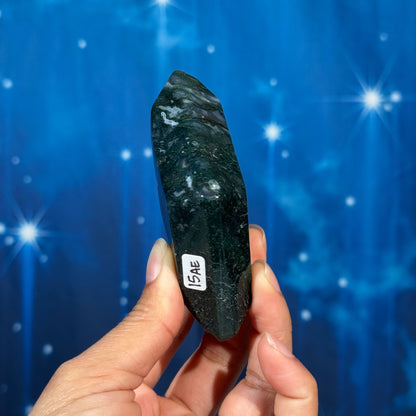 Moss Agate Rhombus – 0.147 kg