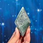 Moss Agate Rhombus – 0.119 kg