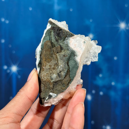 Apophyllite with Stilbite on Matrix – 0.907 kg