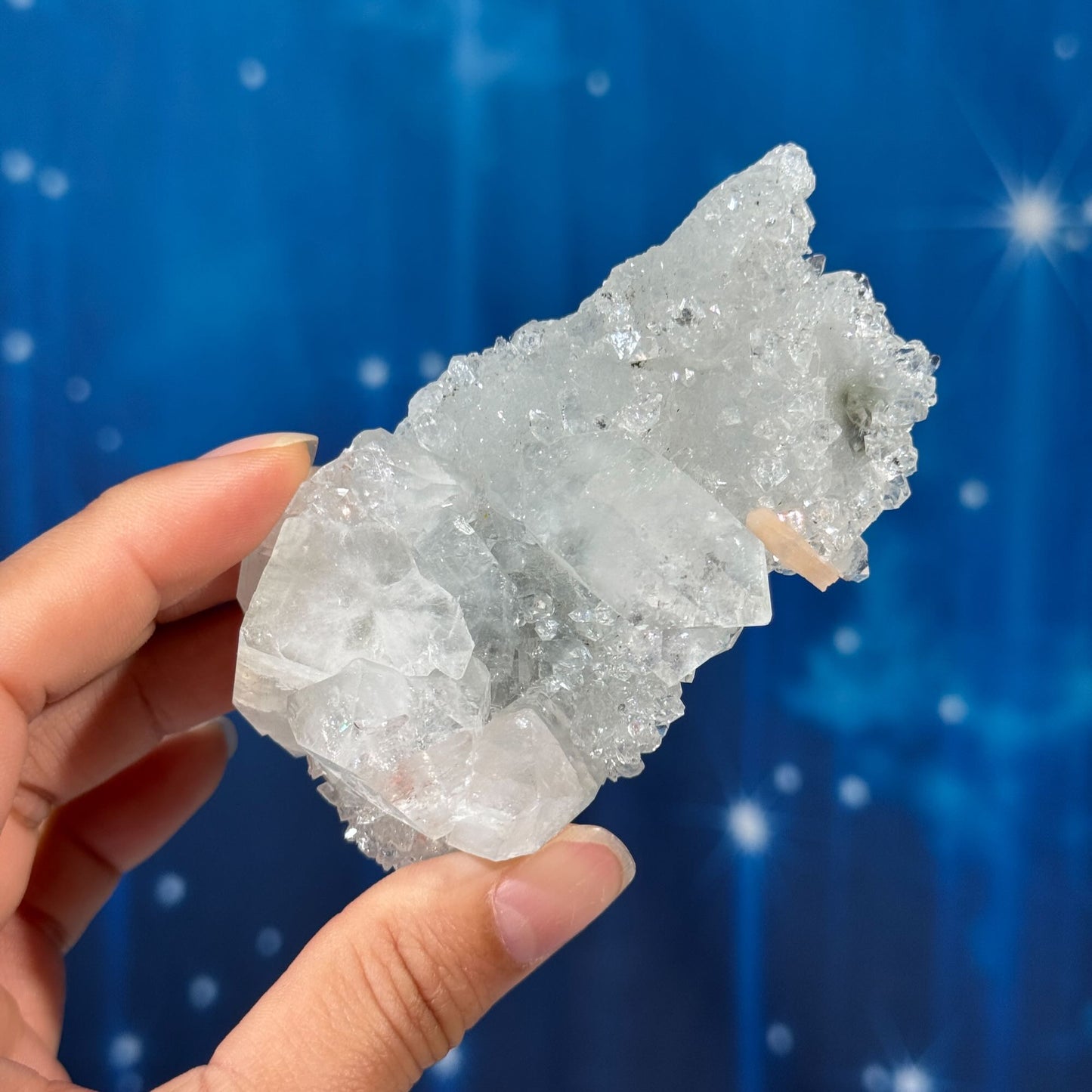 Apophyllite with Stilbite – 0.111 kg