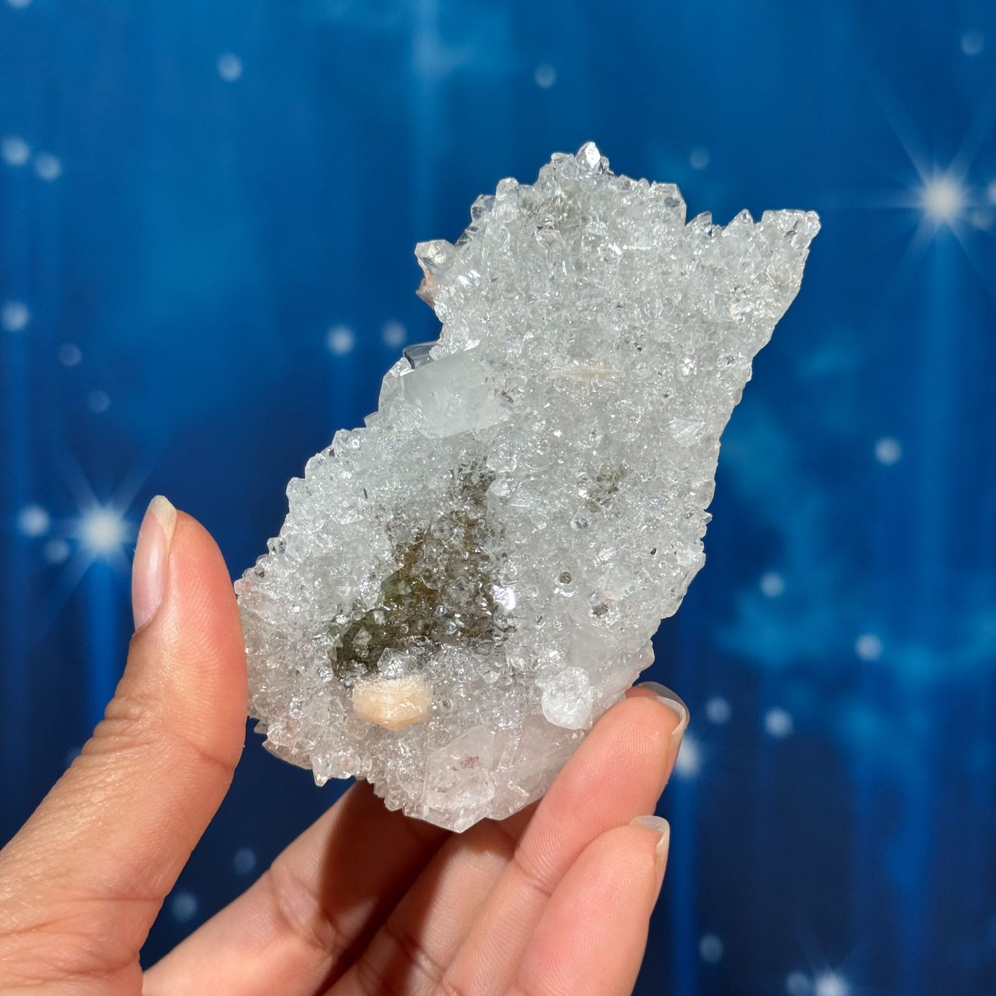 Apophyllite with Stilbite – 0.111 kg