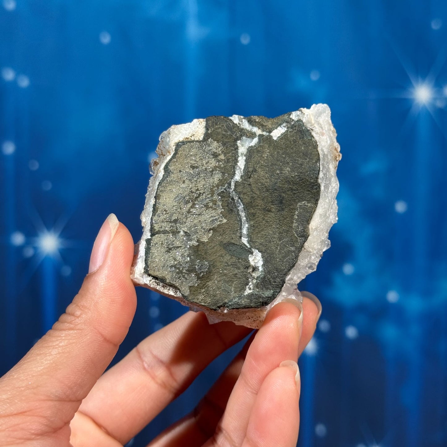 Apophyllite with Stilbite on Matrix – 0.133 kg