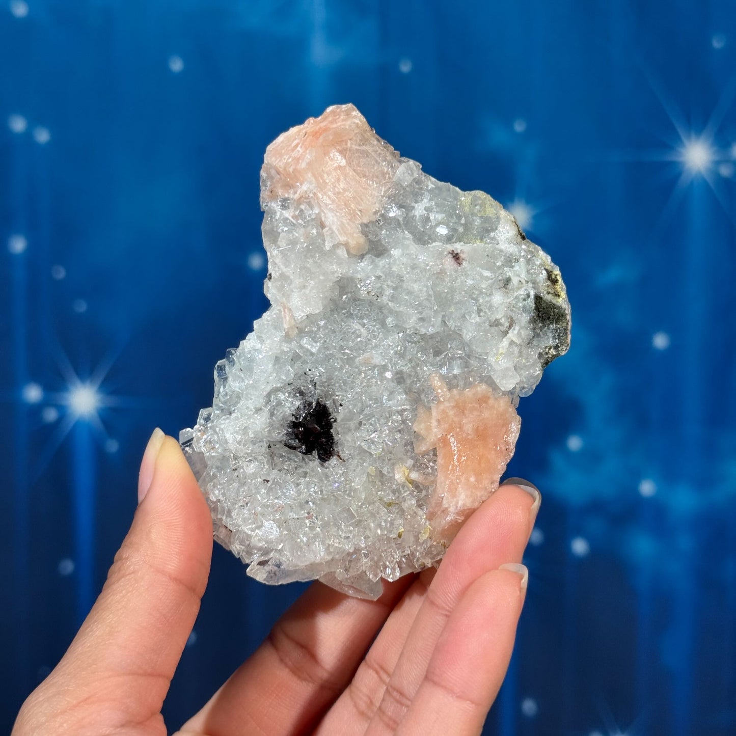 Apophyllite with Stilbite – 0.136 kg